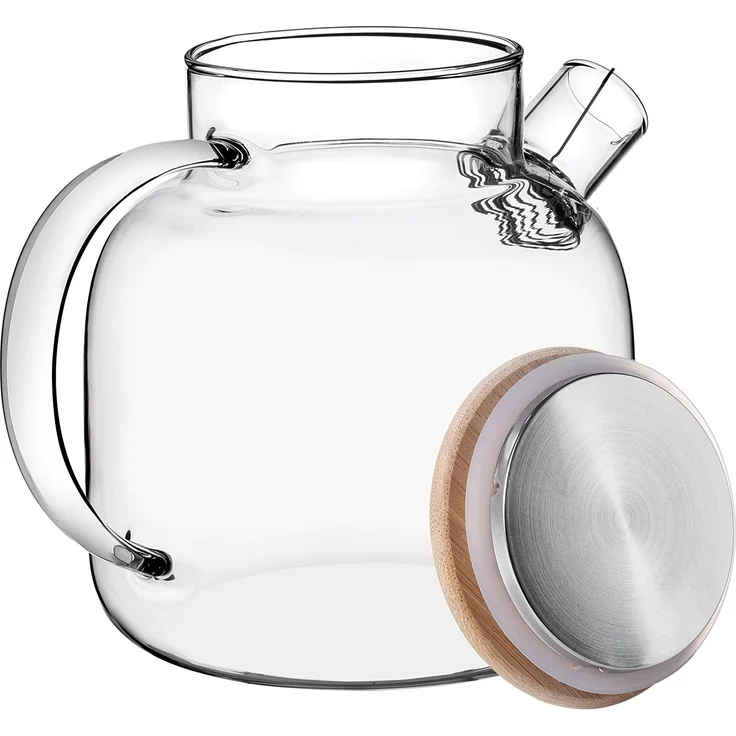 KADAX Glaskrug 1,5 l mit Spiraldeckel für Teewasser-Kompottei – Bild 7
