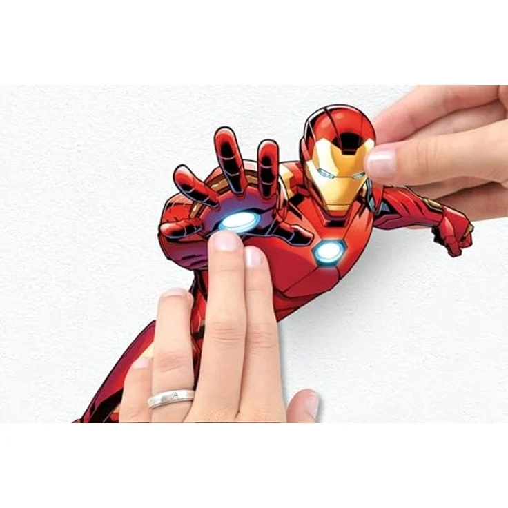 Komar Wandtattoo Avengers Crew - Größe 50 x 70 cm (8 St), Künstler: Komar, selbstklebend, Wandsticker, Kinderzimmer – Bild 3