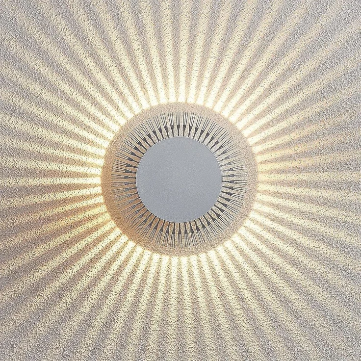 Lucande Außen-Wandleuchte Keany, 1 x 3,5 W LED, warmweiß – Bild 5