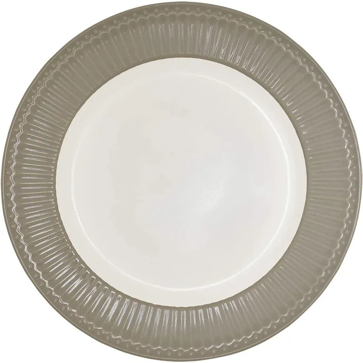 Greengate Alice Speiseteller warm grey 26,5 cm