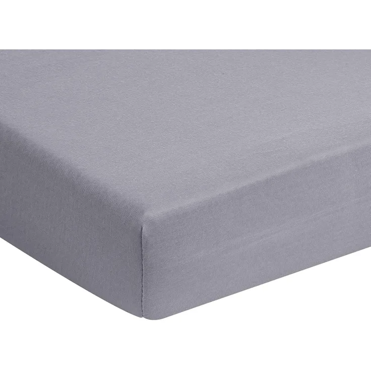 Träumeland Spannbetttuch Tencel dunkelgrau 60 x 120 cm + 70 x 140 cm