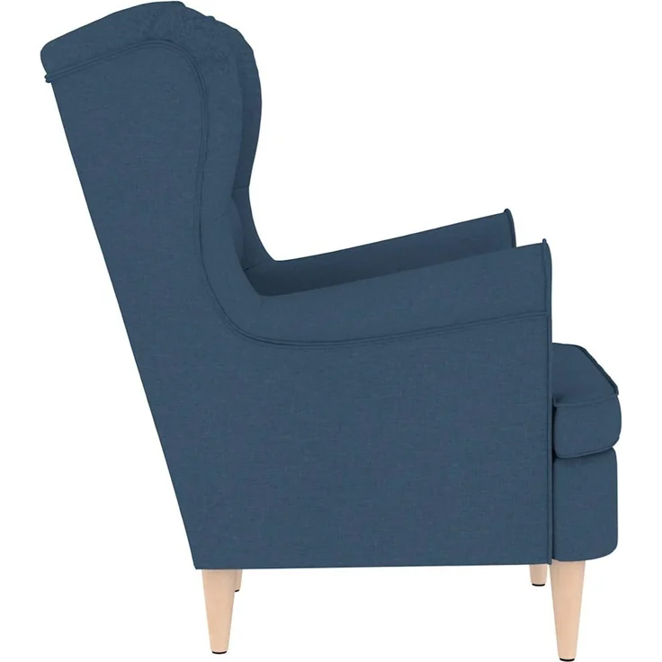 vidaXL Sessel Blau 74x84x100 cm Stoff 4016903 – Bild 4