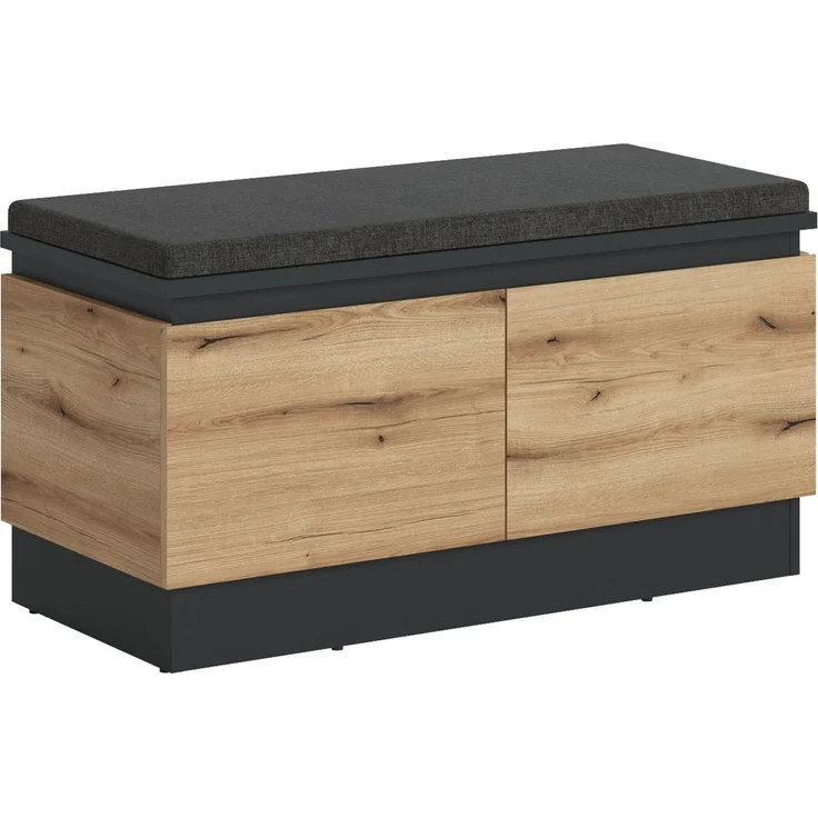 Garderoben-Set >Corte< (2-teilig) Evoke Eiche Dekor - 101x201x45 BxHxT – Bild 2