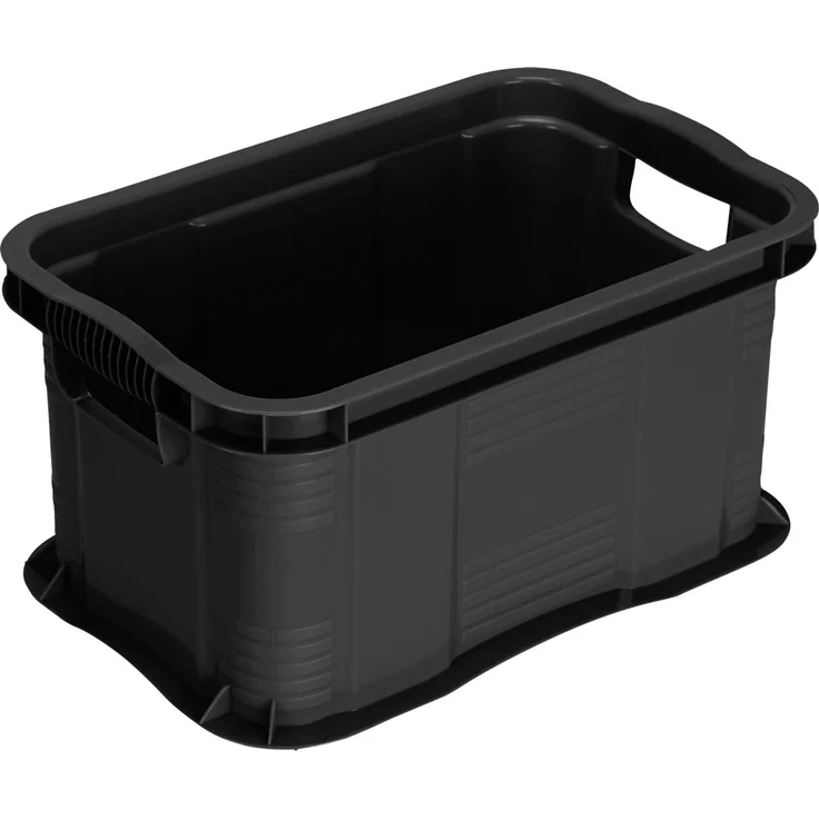 Rotho Aufbewahrungsbox Agilo A5 6 L schwarz 29 x 19 x 15,5 cm (L x B x H)