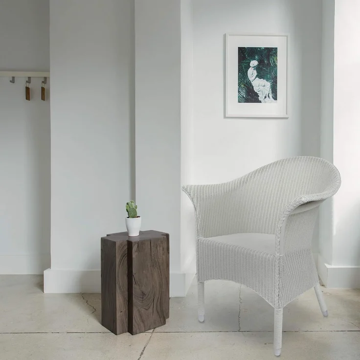 SEDEX Charlotte Loom Sessel Altweiß mit Kissen | Rattangestell – Bild 2