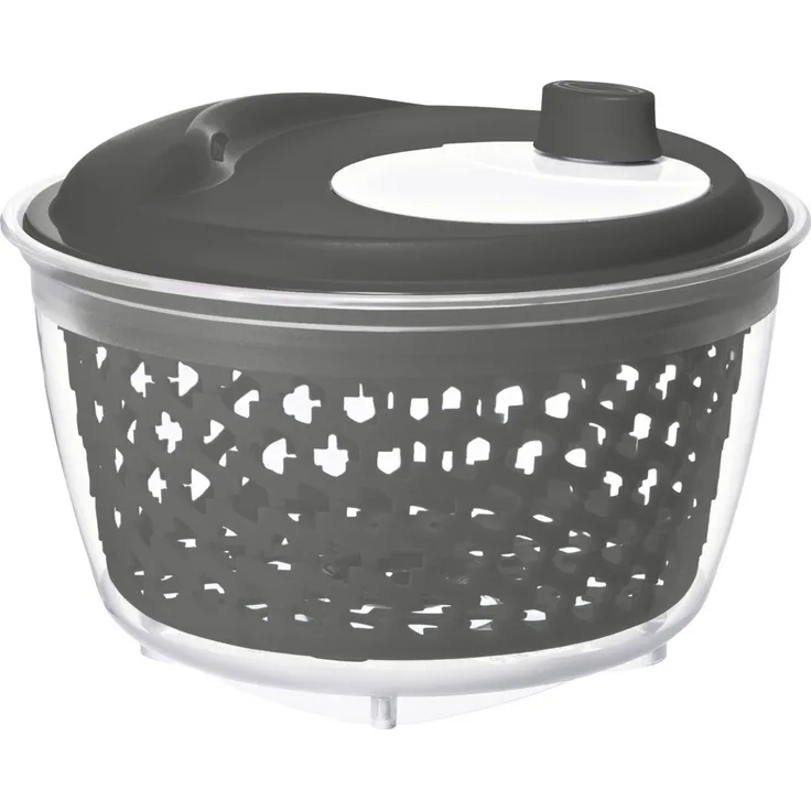 Rotho Salatschleuder Fresh 4,5 L schwarz