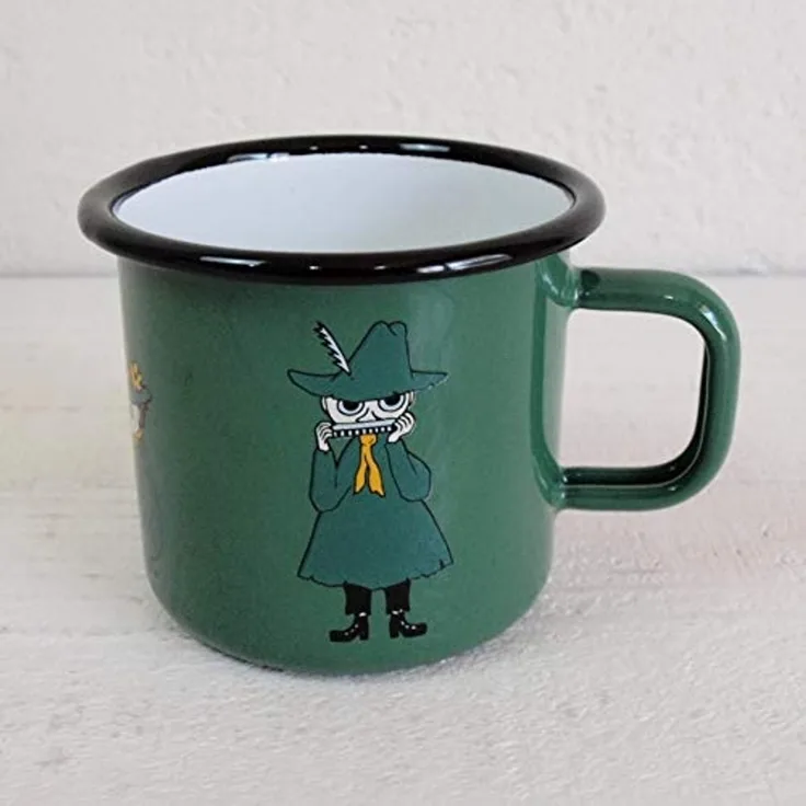 Muurla Kinderbecher Tasse Mumins Snufkin Grün (370 ml)