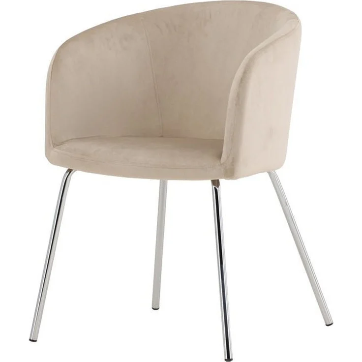 Luxusbetten24 Esszimmerstuhl Natura, aus komfortablem Polyester-Samt – Bild 1