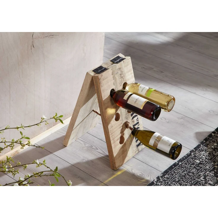 Weinregal 25x28x45 Mango natur bedruckt FACTORY #150 – Bild 2