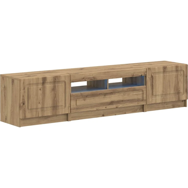 vidaXL LED-TV-Schrank UTRECHT 3 stk. Artisan-Eiche Holzwerkstoff 3417014 – Bild 2