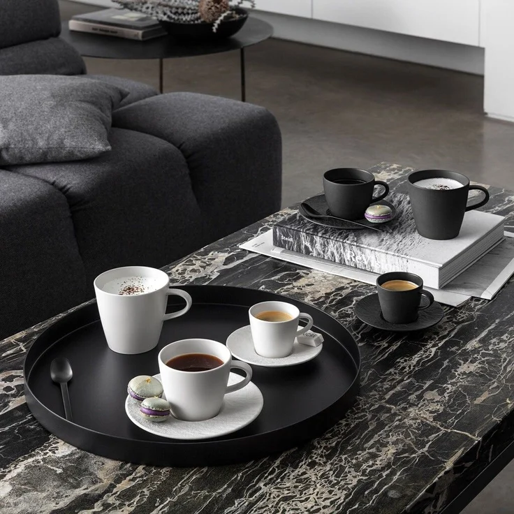 Villeroy & Boch Manufacture Rock Espressountertasse schwarz Ø 12,1 cm – Bild 6