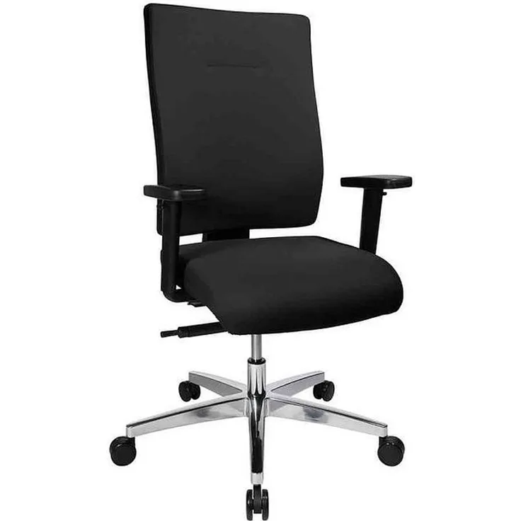 Topstar Bürodrehstuhl Profi Star 15 schwarz-Teppichbodenrollen