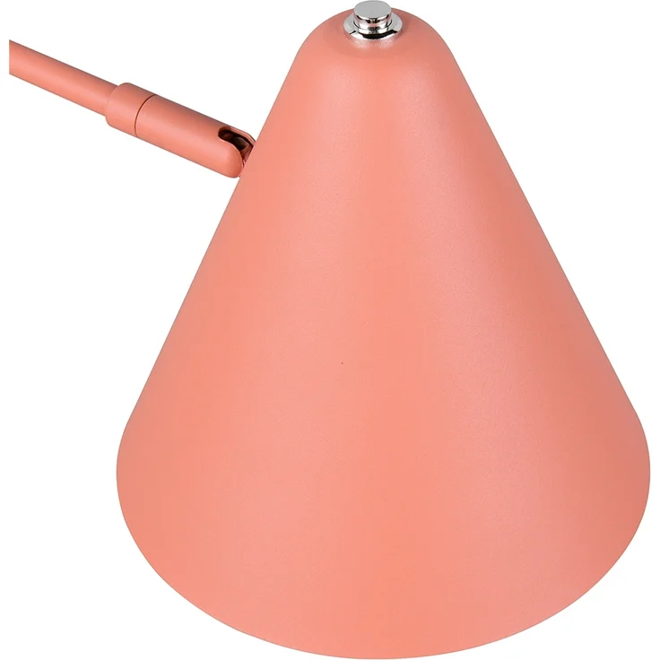 Retro Schreibtischlampe COSIMA mit Schwenkarm aus Metall Apricot, Höhe 50,5cm – Bild 5