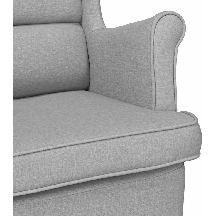 vidaXL Sessel Wolkengrau 74x84x100 cm Stoff 4016905 – Bild 7