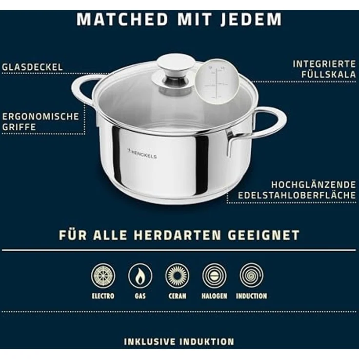 Kochtopf-Set Henckels by ZWILLING REFLECTION silber – Bild 6