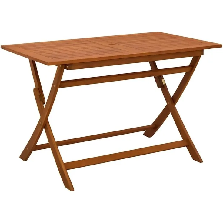 vidaXL Gartentisch Klappbar 120x70x75 cm Massivholz Eukalyptus 316621