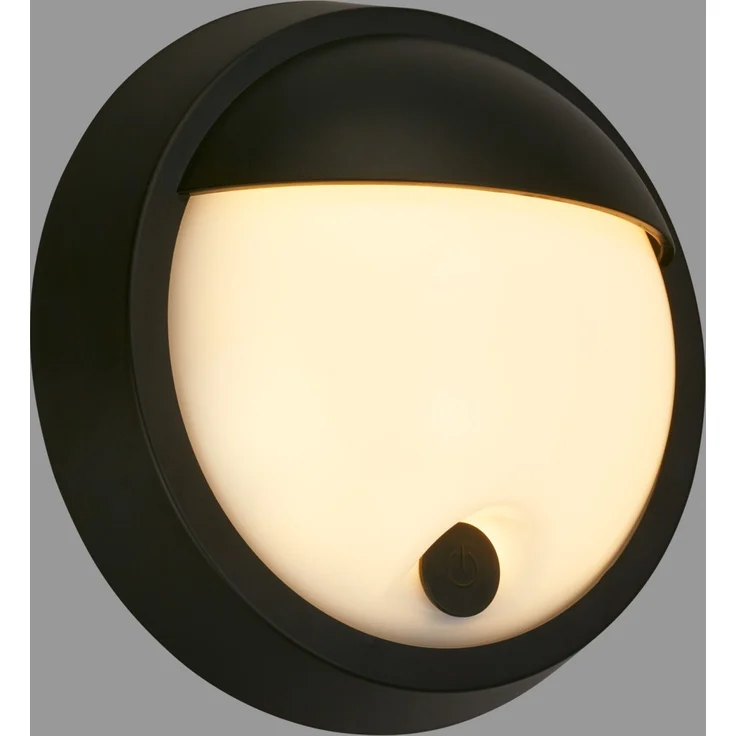 Briloner LED Akku-Außenwandleuchte Puni 4W schwarz Touch-Dimmer warmweiß – Bild 4