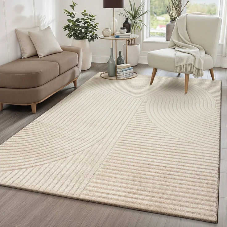 the carpet Teppich Everest, rechteckig, Höhe: 14 mm, moderner Wohnzimmer Teppich hohe Flordichte – Bild 5
