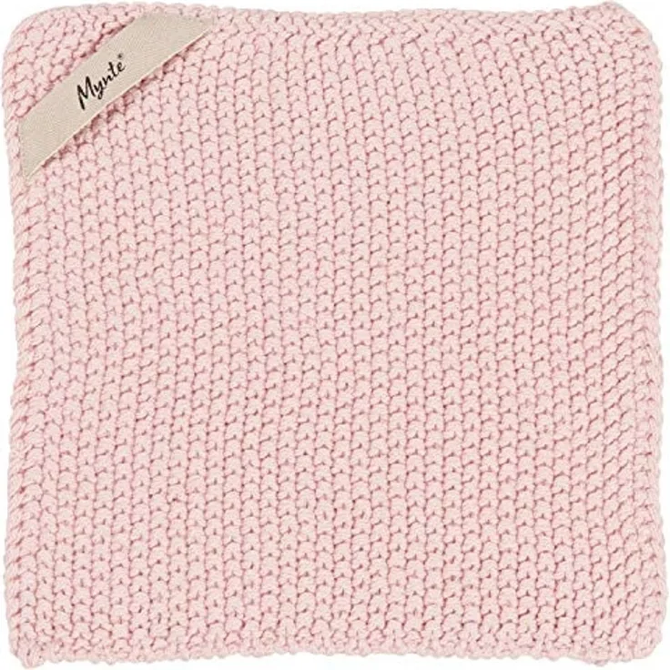 Ib Laursen - 2 Stück Topflappen Mynte Rosa Strick (6350-07) Küchenhandschuh