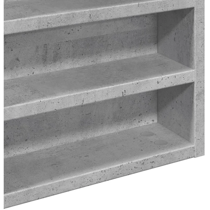 vidaXL Vitrinenschrank Betongrau 60x8,5x58 cm Holzwerkstoff 847964 – Bild 7