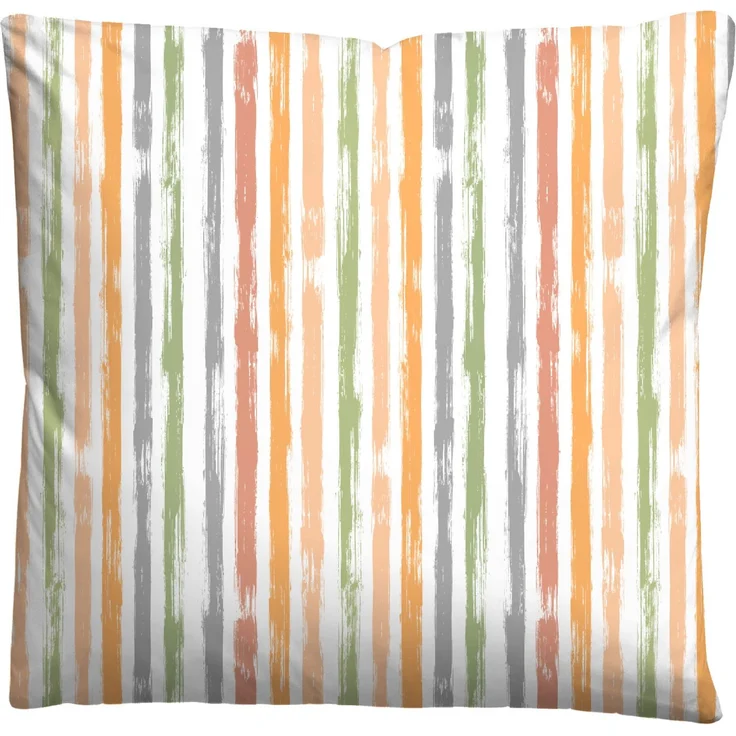 Traumhaft schlafen - Castell - Markenbettwäsche Baumwoll Seersucker Bettwäsche 0020372 LÄNGSSTREIFEN, honig, 1x 135x200 cm + 1x 80x80 cm – Bild 3