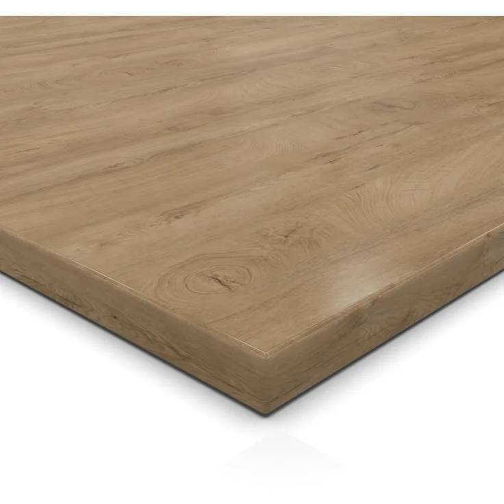 Dekor Spanplatte 19mm Tischplatte ENDgrain Classic K5414 RO mit ABS Kante Umleimer - Größe 70 x 180 cm - Höhe 1,9 cm - Farbe Eiche ENDgrain Classic