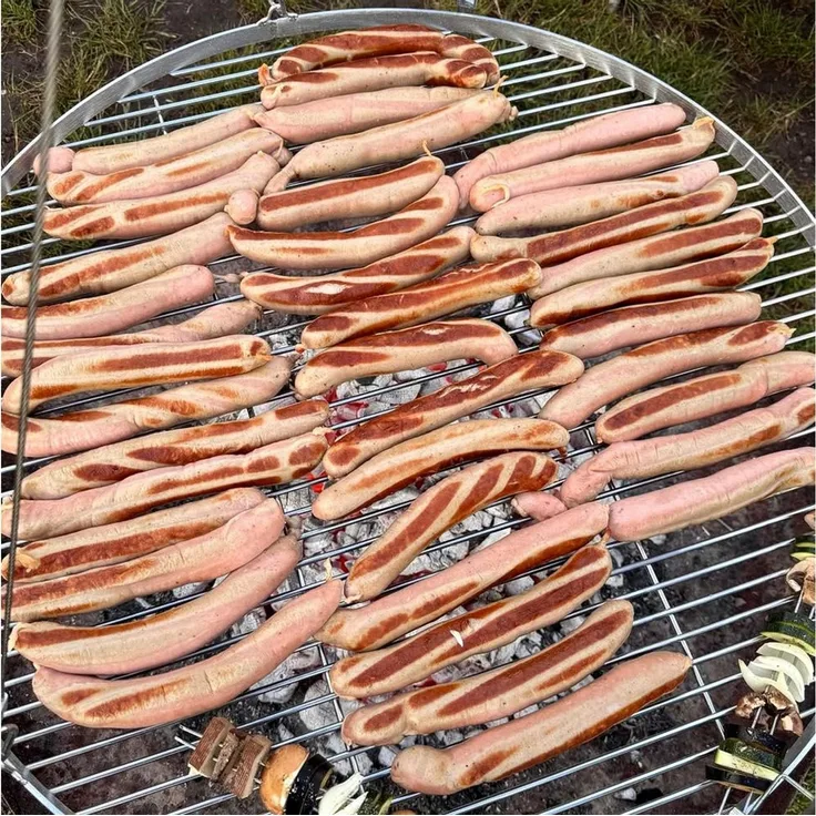 BBQ-Toro Grillrost Edelstahl Grillgitter Rund Ø 80 cm, Hängegrill Rost, V2A