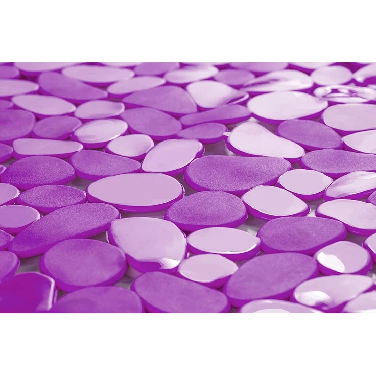 Badematte Badewanneneinlage 68 x 35 cm oval mit Saugnoppen Badematte für die Badewanne in verschiedenen Farben Einlage Badewannenmatte Antirutsch – Bild 4