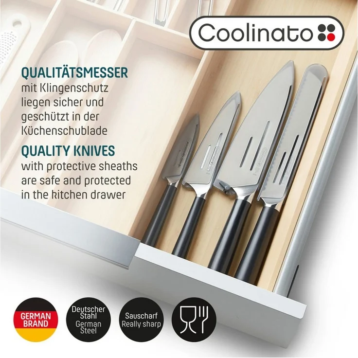 Coolinato Gemüsemesser Profi Küchenmesser 9cm – Bild 3