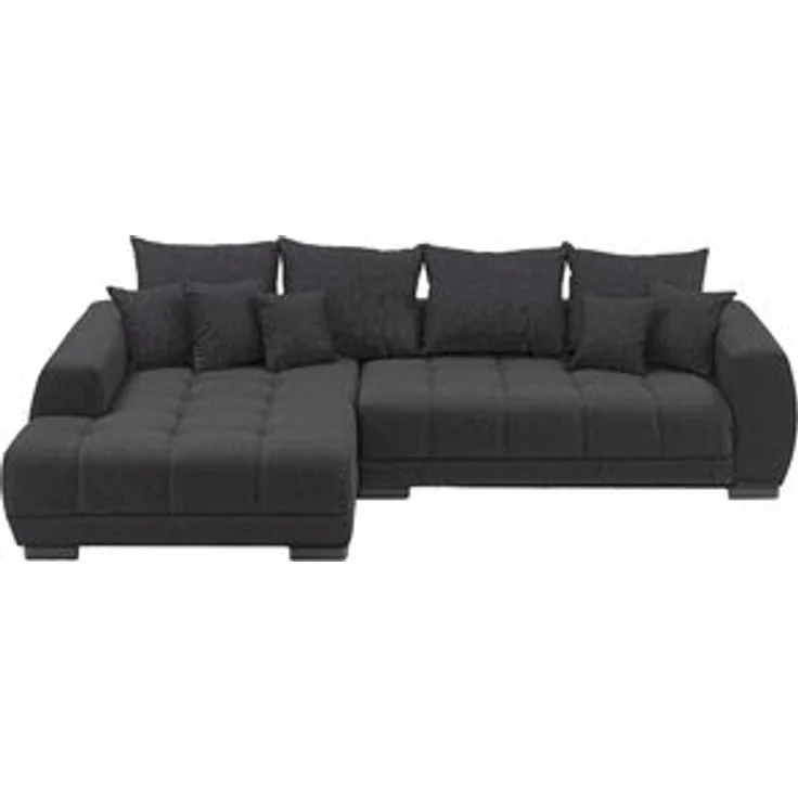 Massivart® Ecksofa ARTEMIS Cord grau / 300 cm / Cordsofa, Nosagunterfederung / 4 Rückenkissen / 5 Zierkissen – Bild 6