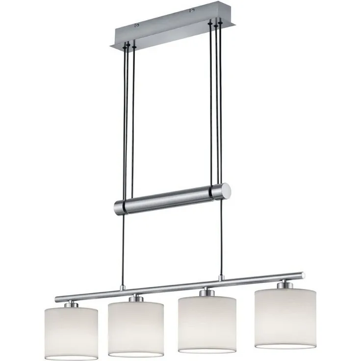 lightling Pendelleuchte Marita, höhenverstellbar, ohne Leuchtmittel, moderne Pendellampe, weiß