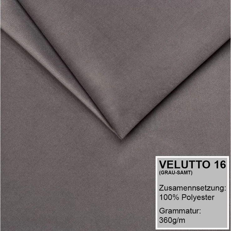 Polsterbett LUMO 160x200 mit Matratze, Bettkasten und Lattenrost. Farbe: Grau 16 – Bild 6