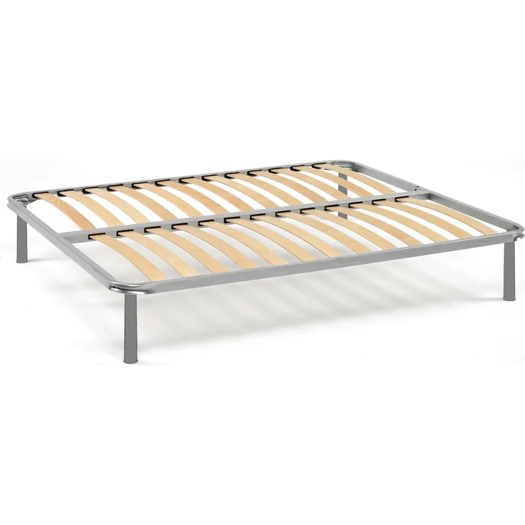 Talamo Italia Orthopädischer Lattenrost mit 14 Latten, geeignet für ein Queensize-Bett, Made in Italy, Lattenrost aus Birkensperrholz, 140x200h34 cm