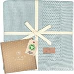Babydecke DIKOS® Babydecke aus *100%* Bio Baumwolle, Strickdecke, Geschenk, DIKOS, PREMIUM Qualität, 75x100 cm, atmungsaktiv, nachhaltig, kuschelweich