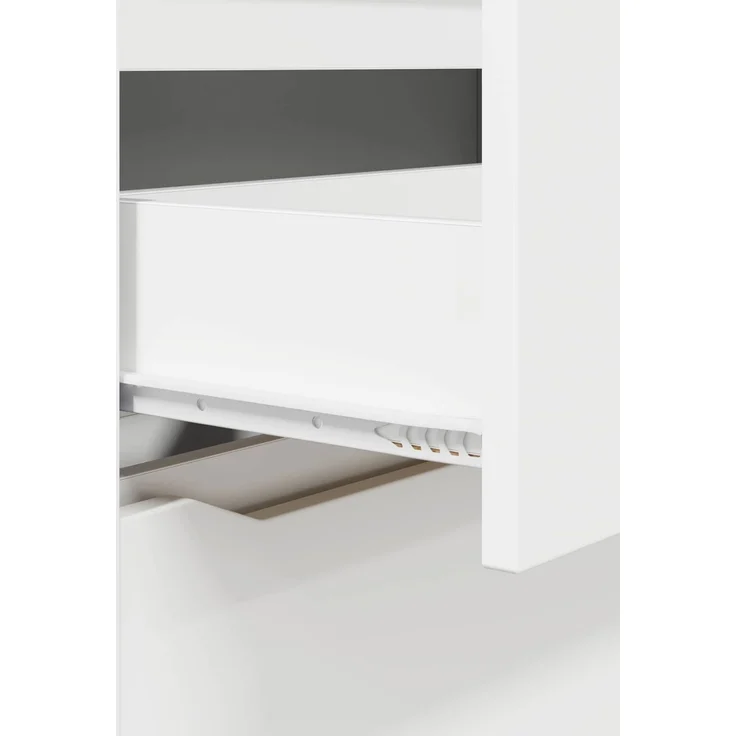 vidaXL Aufbewahrungsschrank 80 x 48 x 57 cm Holzwerkstoff Weiß 888817 – Bild 11