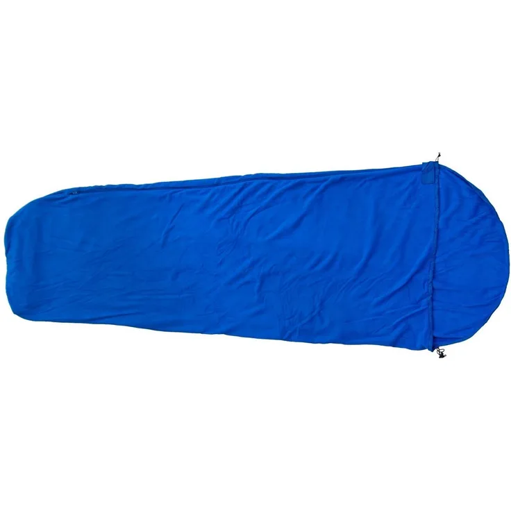 Origin Outdoors Fleece Schlafsack, Mumienform, royalblau