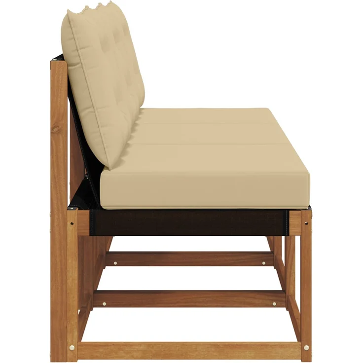 vidaXL Outdoor Mittelsofa 3 stk. 3-Sitzer 900612 – Bild 5