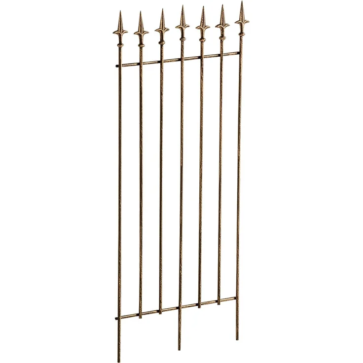 Rankgitter FREYA - 50x0,7x100cm, Metall, Bronze | Rankhilfe Kletterpflanzen Gartendekoration – Bild 5