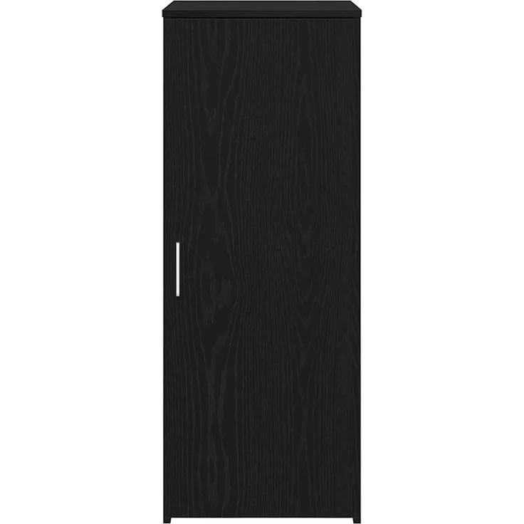 vidaXL Lagerschrank Schwarz 40 x 45 x 103,5 cm Holzwerkstoff 859034 – Bild 5