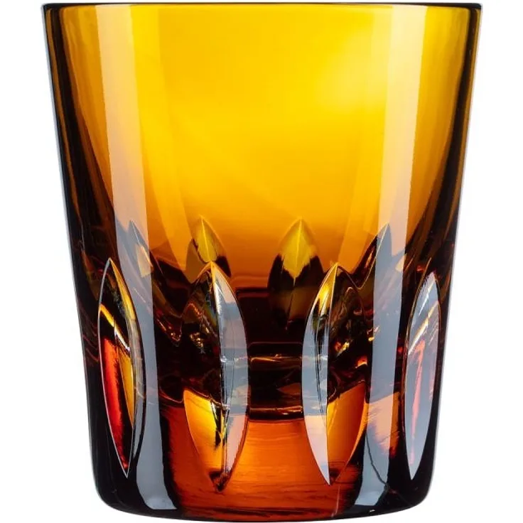Becher Kristall Ritz amber (9,5 cm)