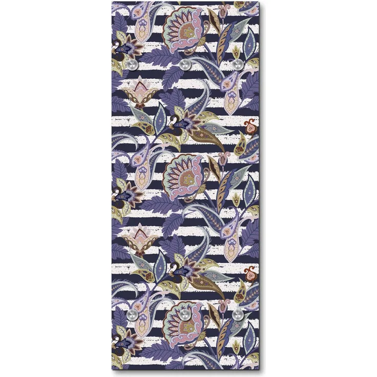Queence Garderobe - "Snitch" Druck auf hochwertigem Arcylglas inkl. Edelstahlhaken und Aufhängung, Format: 50x120cm