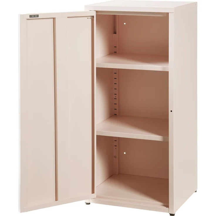 [en. casa] 'Burlöv' Metallschrank, Stahl, 88 x 40 x 35 cm, Rosa – Bild 4