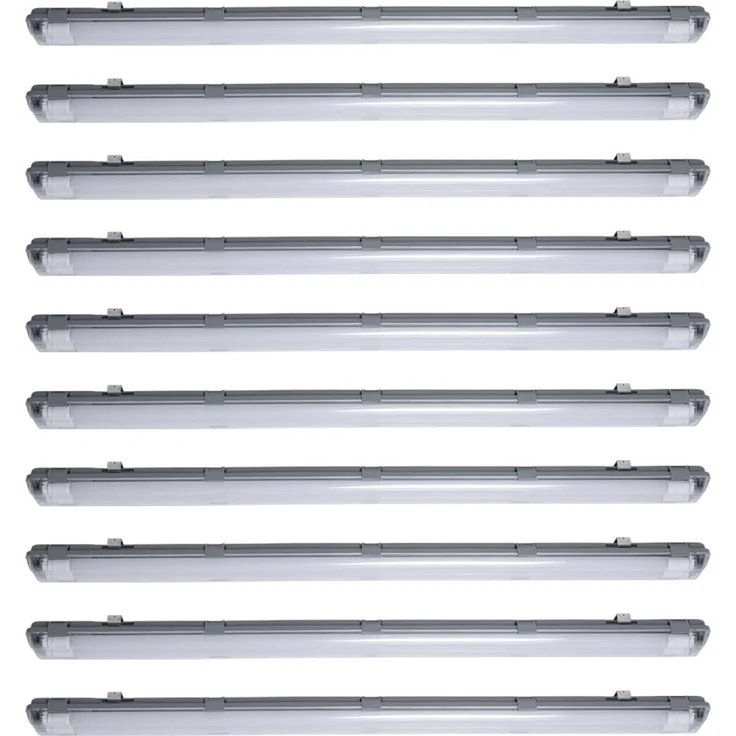 10er Set LED Wannenleuchten, neutralweiß L 156 cm, VT-15022 – Bild 1