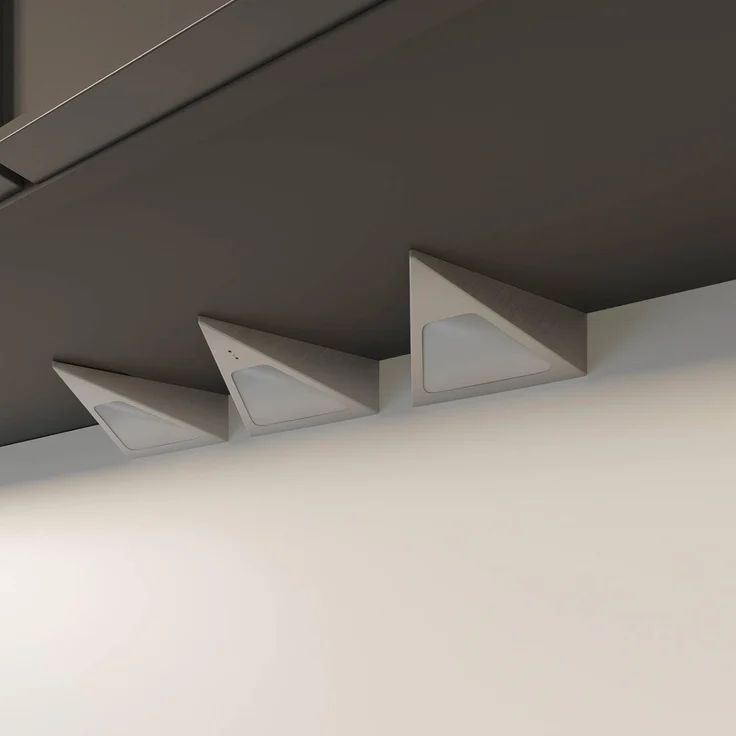 Prios Unterschrankleuchte Odia, Enthalten, 3 x 3 W LED, warmweiß – Bild 4