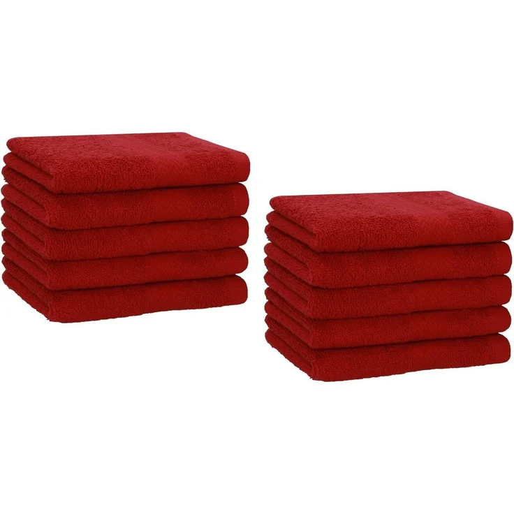 Betz Gästehandtücher 10 tlg. Gästehandtücher-Set PREMIUM 100 % Baumwolle 30x50cm, 100% Baumwolle (10-St)