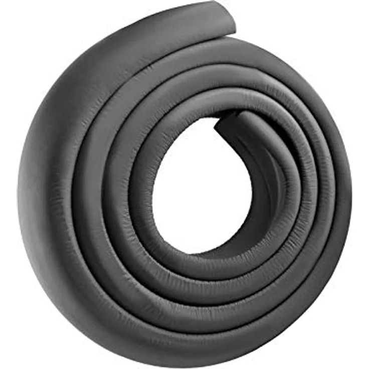 ISO TRADE Schutzpolster Kantenschutzband schwarz (Kantenschutz Kinderschutz Möbel, 1 St, Eckenschutz Klebeband), Sicherheit Baby Schwarz