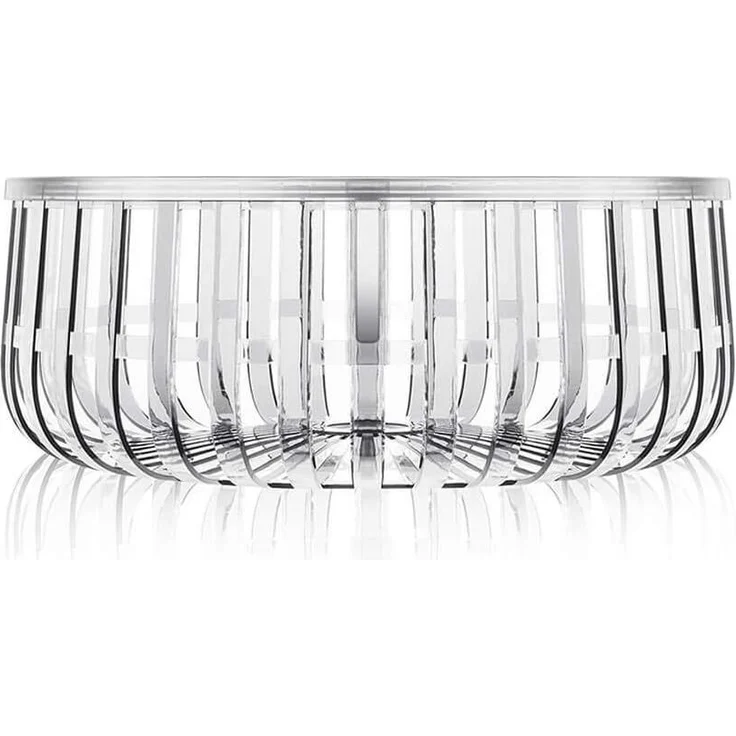 Kartell Panier, Bambus, Crystal, 61 x 21 x 61 cm