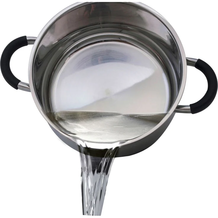 2er Set Edelstahl Kochtopf "Mailand" 3,5L 24x17cm Kochtöpfe Topfset Töpfe 2x Topf + Deckel – Bild 4