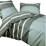 Janine Bettwäsche J. D. 8468, Mako-Satin, 2 teilig, Bettwäsche im Streifen-Design in verschiedenen Qualitäten