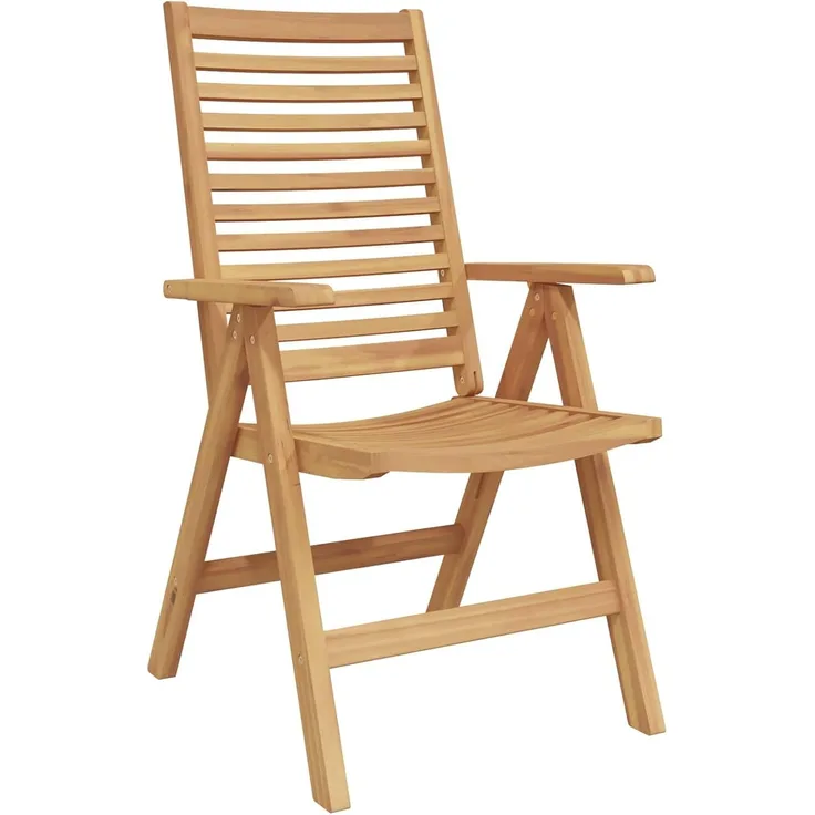 vidaXL Stuhl 8 pcs Braun 64,5 x 52 x 108 cm Massivholz Teak 3376033